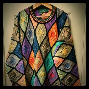 Vintage XXL Tundra Canada Multicolor Men's Sweater